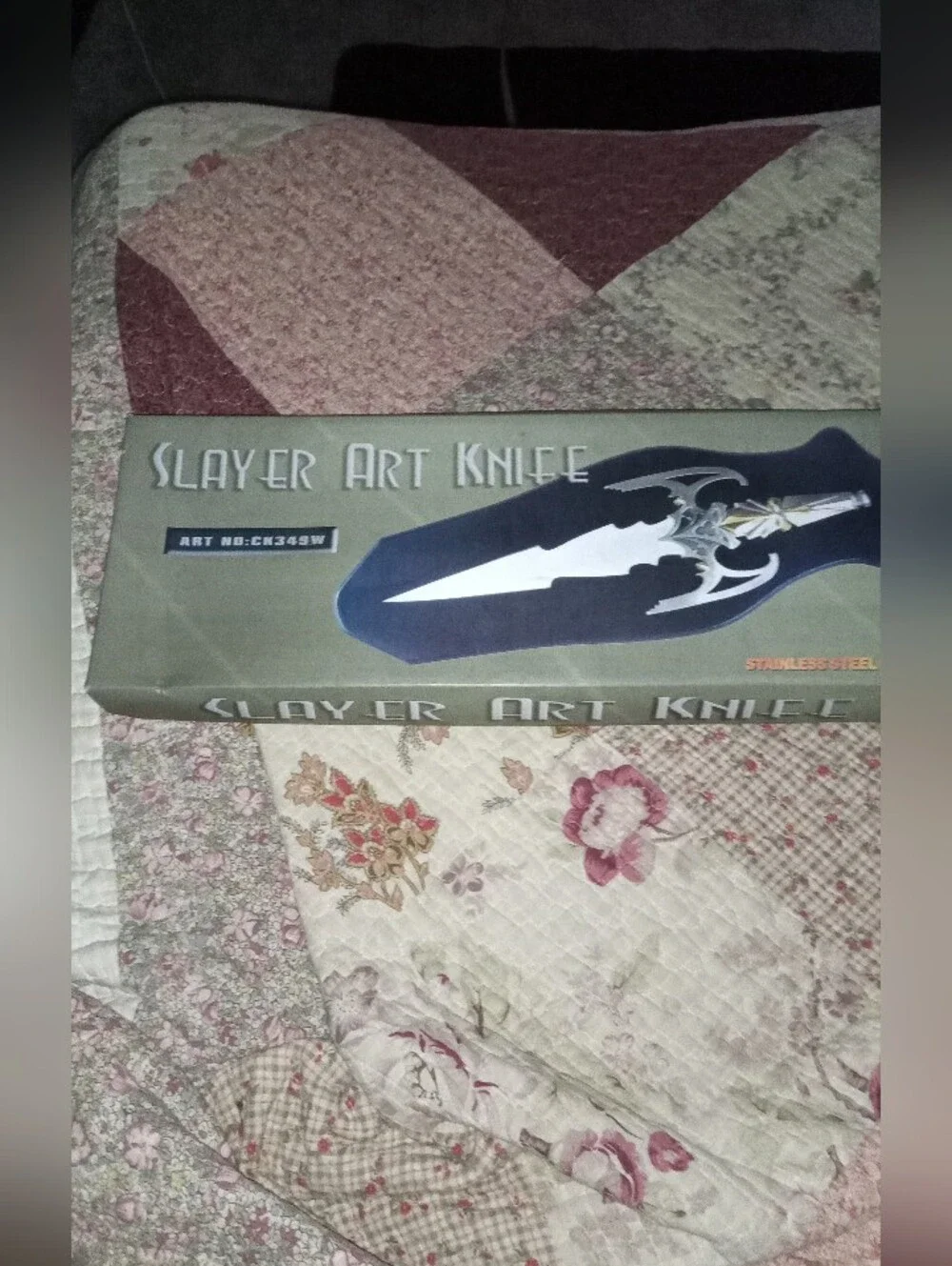 VERY RARE NIB 17.5 Inch Stainless Steel Slayer Art Knife ART NO:CK349W